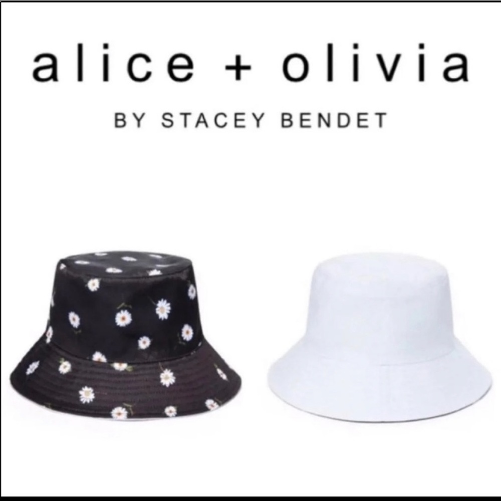 LAST DAY TO BUY! NEW Alice + Olivia Reversible Bucket Hat